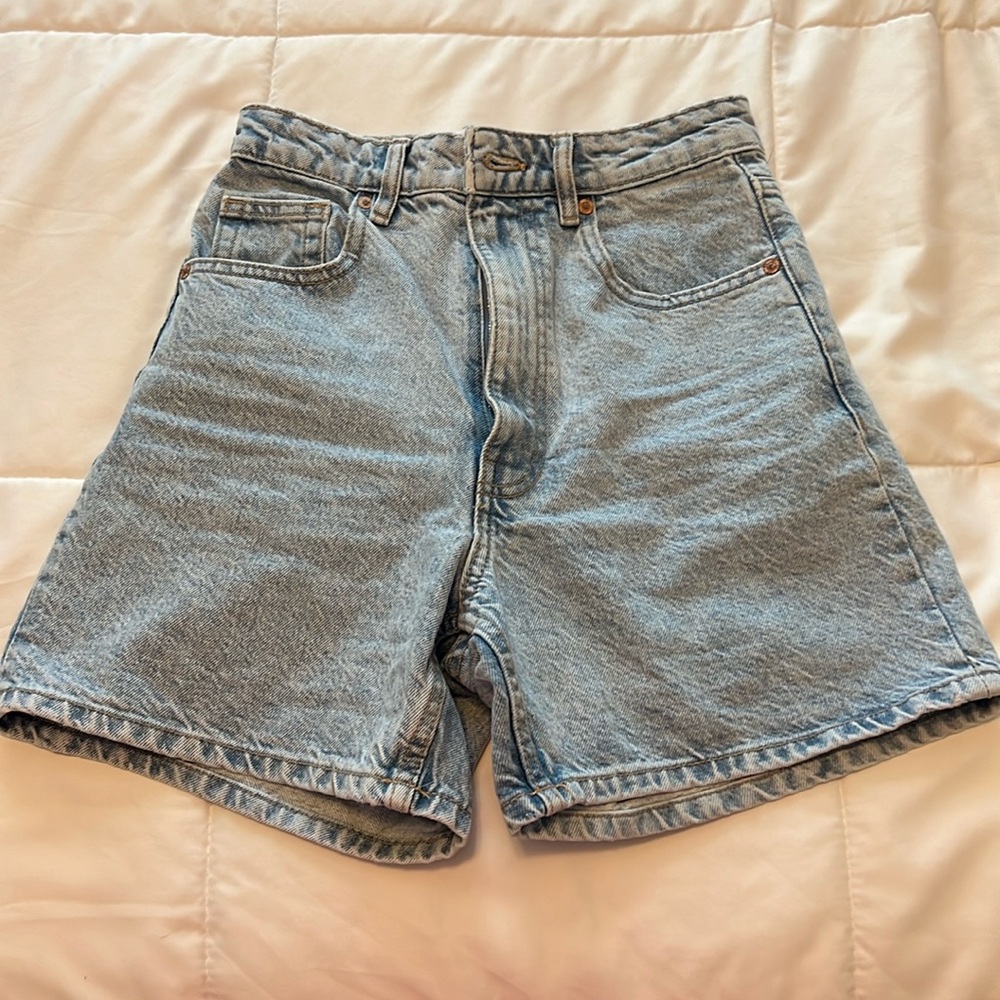 Zara mom fit shorts